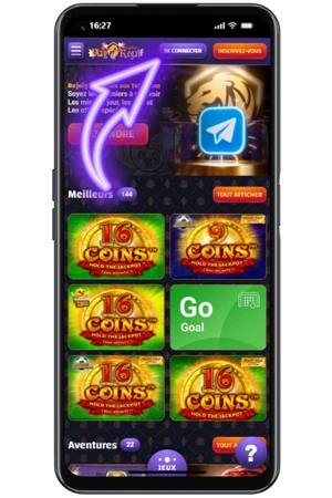Cliquer sur Se Connecter