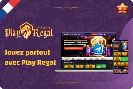 Play Regal casino connexion depuis ordinateur, smartphone et tablette